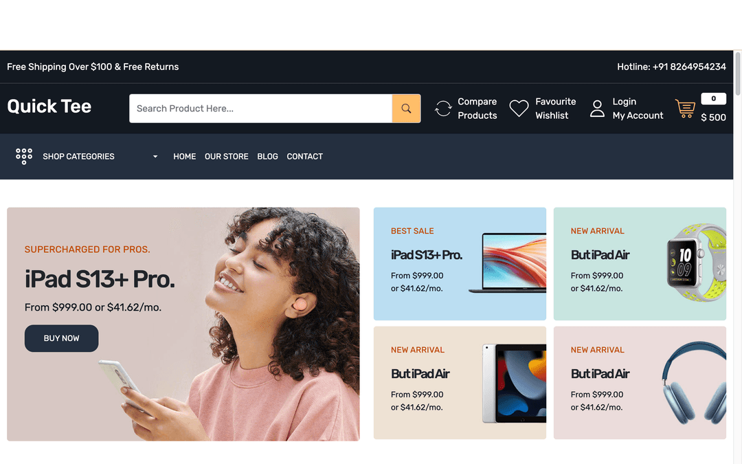 E-Commerce Dashboard